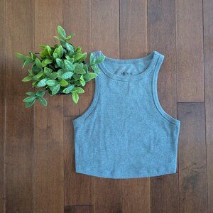 3/$20 WILD FABLE BASIC GREY RIBBED TANK TOP